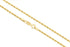 14k Yellow Gold 1.00mm Robe Chain Necklace
