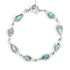Oval Ancient Roman Glass Toggle Bracelet