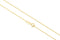 14k Yellow Gold 8mm Spiga (Wheat) Chain Necklace