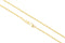 14k Yellow Gold 1.5mm Spiga (Wheat) Chain Necklace