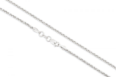 14k Yellow Gold 2mm Spiga Chain Necklace
