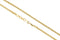 14k Yellow Gold 2mm Spiga Chain Necklace