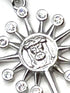 Sterling Silver Elegant Star Of Bethlehem with Jesus Face Pendant