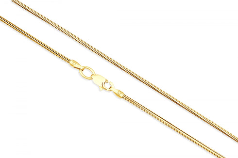 14k Yellow Gold 1.5mm Snake Chain Necklace